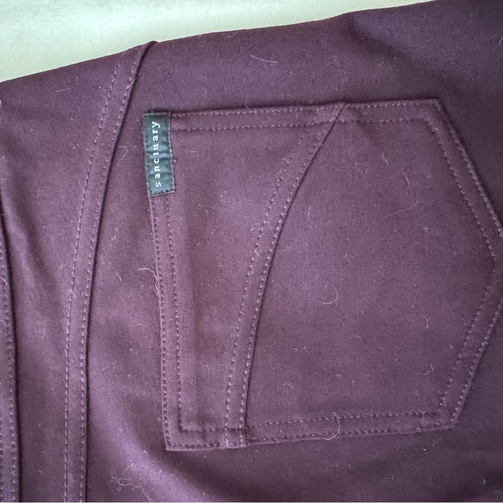 SANCTUARY Women’s Burgundy Pants Size Small NWT $79 - Picture 11 of 11